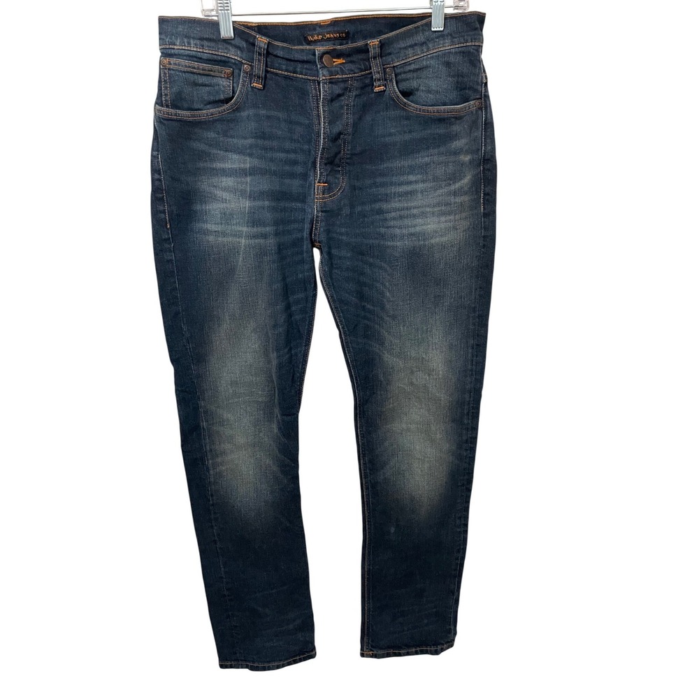 Nudie Jeans Co Dude Dan Regular Fit Dark Wash Jeans 32x32